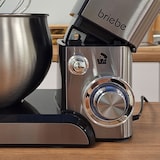 thumbnail of Briebe KM1114 Batidora Amasadora Repostería Profesional Robot Cocina 5 L, Movimiento Orbital, Varillas, Inox, 1800W
