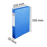 thumbnail of Exacompta - Réf. 19500H - 10 boites de classement Cartobox Dos 50mm Carte lustrée - A4 - Couleurs assorties