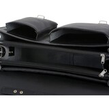 thumbnail of Ruitertassen Lehrertasche Leder 3 Fächer Schultasche Aktentasche schwarz Damen Herren 40x30cm