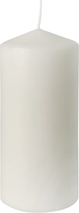 20 Stück Stumpenkerzen, weiss Ø 67 mm · 150 mm 100% Stearin