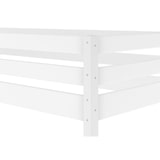 thumbnail of Doppel-Etagenbett 120x200 und 80x200 Erwachsenen-Stockbett Kiefer Massivholz weiß V-60.18W-08-12 Rollrost und Doppelbettkasten inkl.