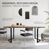 thumbnail of ML-Design Tischkufen 2er Set ARROW 44x72 cm Schwarz | V-Form Stahl, Industrial Design, Tischgestell Esstisch Schreibtisch