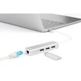 thumbnail of DIGITUS USB Typ C 3.0 Hub mit Gigabit Ethernet