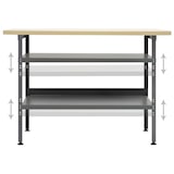 thumbnail of vidaXL Werkbank 120x60x85 cm staal grijs