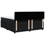 thumbnail of vidaXL Boxspringbett mit Matratze Schwarz 180x200 cm Samt