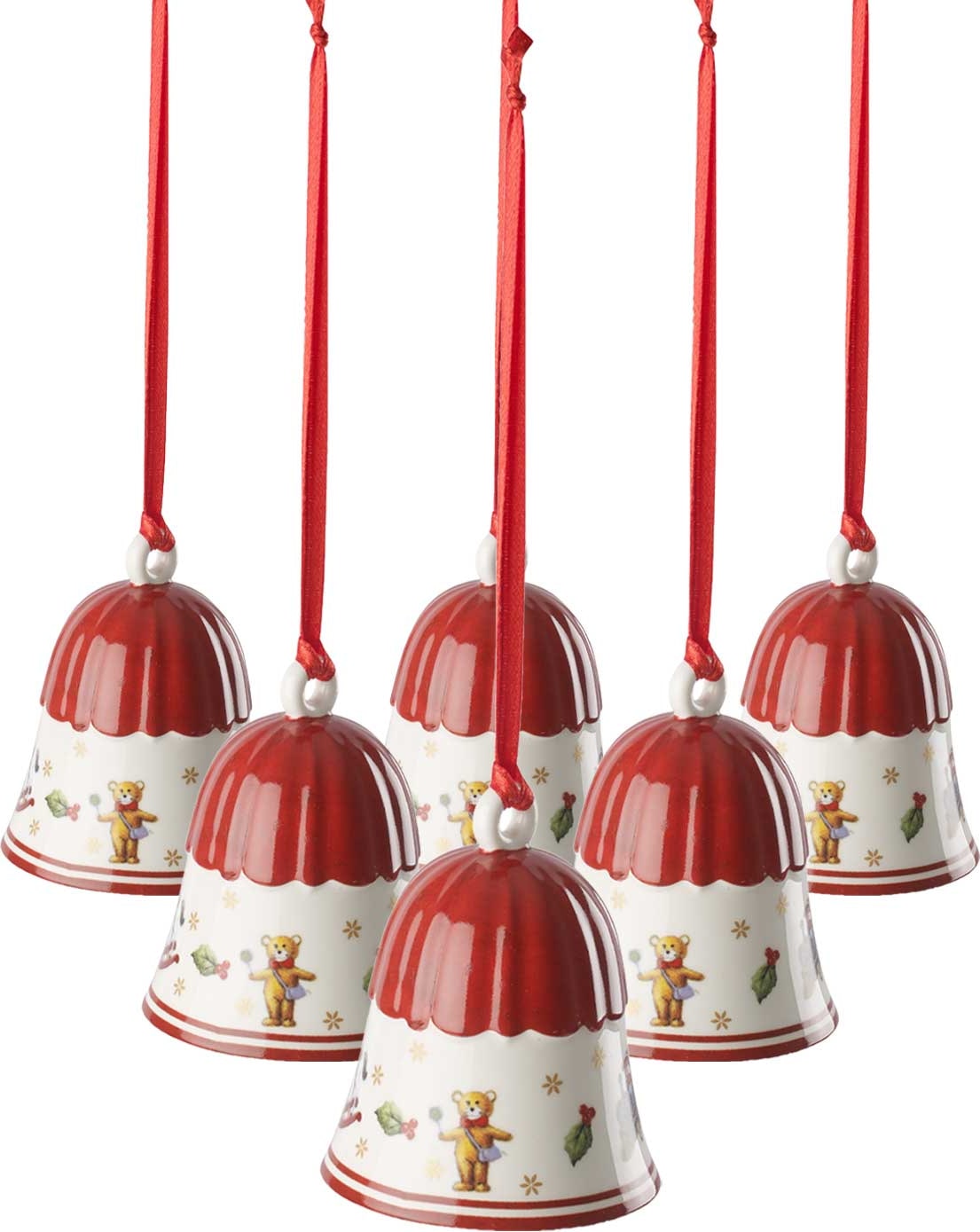 Villeroy & Boch Toy's Delight Decoration Glocke ø 5,4 cm 6er Set