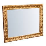 thumbnail of Specchiera da parete in legno finitura foglia oro anticata elegante per cucine moderne e rustiche