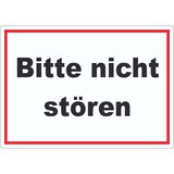 thumbnail of Bitte nicht stören Aufkleber A5 (148x210mm)