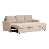 thumbnail of Belfast Schlafsofa Chaise Longue mit Aufbewahrung sandfarben dunkel.