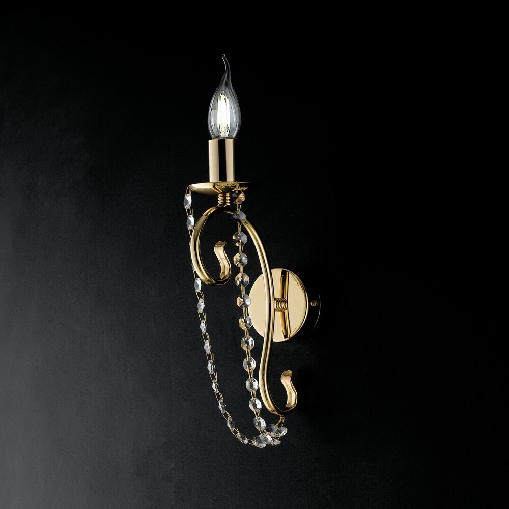 Magda - 1 luminária de parede em ferro dourado L.8 - P.15 - BL146-AP1-OR