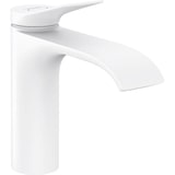 thumbnail of hansgrohe Einhandmischer Waschtisch Vivenis ComfortZone 110 mit Ablaufgarnitur mattweiß