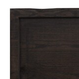 thumbnail of vidaXL Tafelblad natuurlijke rand 180x60x(2-6)cm eikenhout donkerbruin