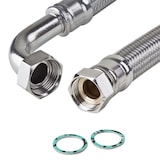 thumbnail of Edelstahl Panzerschlauch 1/2 Zoll Bogen 60cm 600mm Flexschlauch