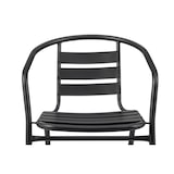 thumbnail of METRO PROFESSIONAL Cadeira com braços empilhável para restauração Narni, alumínio, cinzento escuro