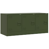 thumbnail of vidaXL TV-Schrank Olivgrün 99x39x44 cm Stahl