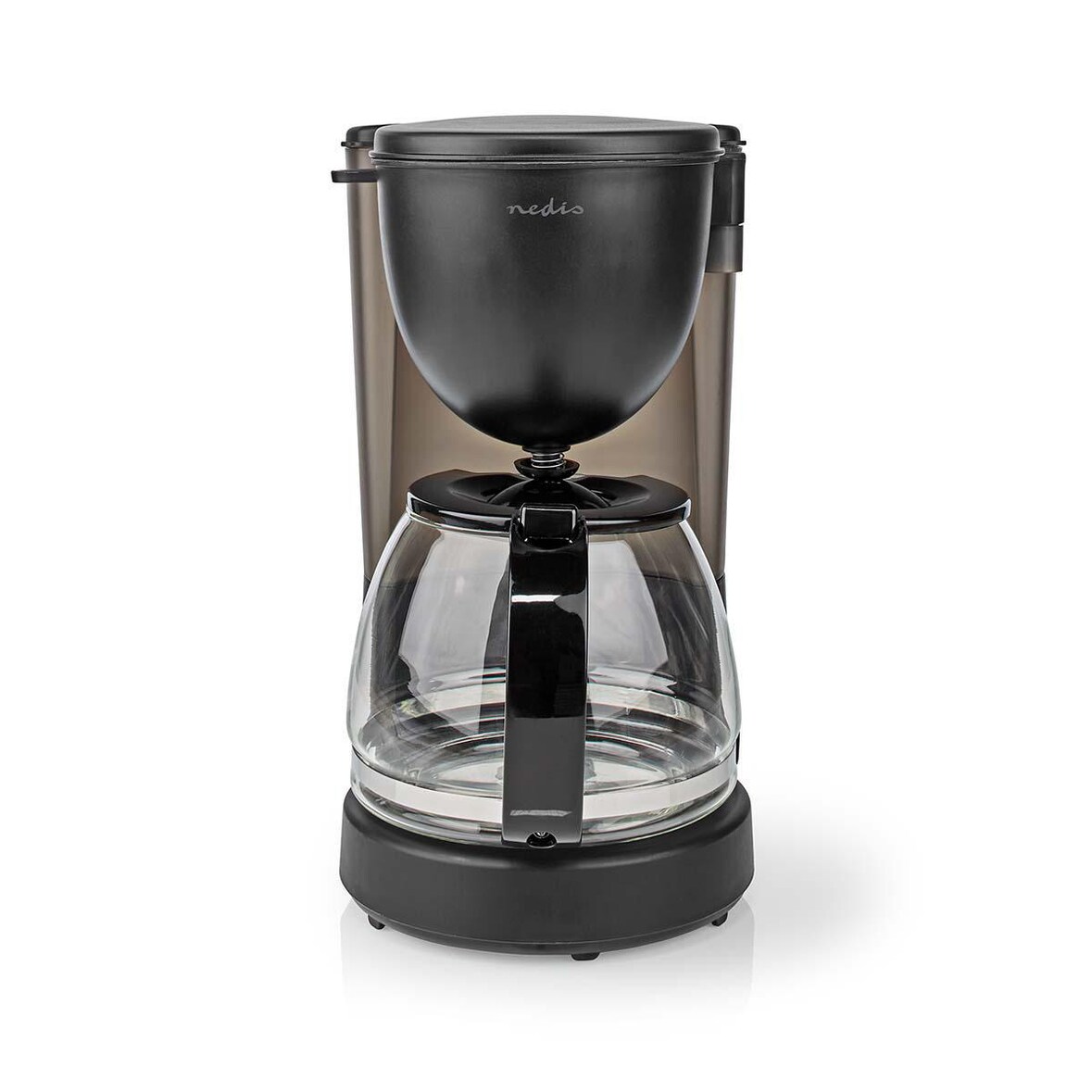 Nedis Kaffeemaschine - Filter Kaffee - 1.25 l - 10 Tassen - Warmhalten - Schwarz