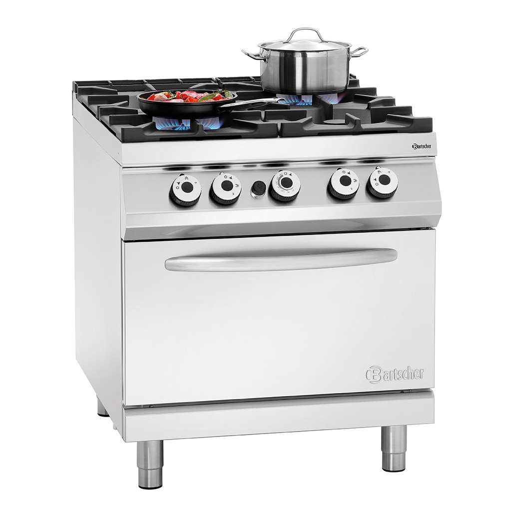 Fourneau gaz 900, L900, 4PL, FG - Bartscher