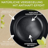 thumbnail of Berndes Schmorpfanne mit Glasdeckel b.green Alu Recycled Induction schwarz 24 cm