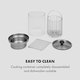thumbnail of Wurstfabrik 450 Hot Dog Maker 450W 5L 30-100°C Glas Edelstahl Silber