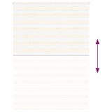 thumbnail of vidaXL Doppelrollo Marmorbeige 155x200cm Stoffbreite 150,9 cm Polyester