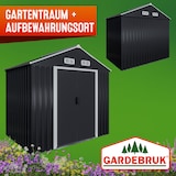 thumbnail of GARDEBRUK® XL Gerätehaus mit Fundament Kantenschutz