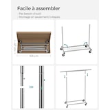 thumbnail of Helloshop26 - Robusto appendiabiti in metallo capacità di carico 90 kg 12_0003725