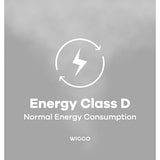 thumbnail of Wiggo WE-D932G(W)- Schuine Afzuigkap - 90cm - Wit Dubbel Glas