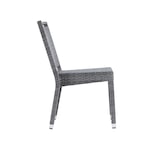 thumbnail of METRO PROFESSIONAL Sedia impilabile Barbados con maniglia, rattan sintetico, grigio