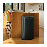 thumbnail of Poubelle Cuisine Automatique - Logan - Kitchen Move - 58 L - Inox Gris Mat Avec Cerclage