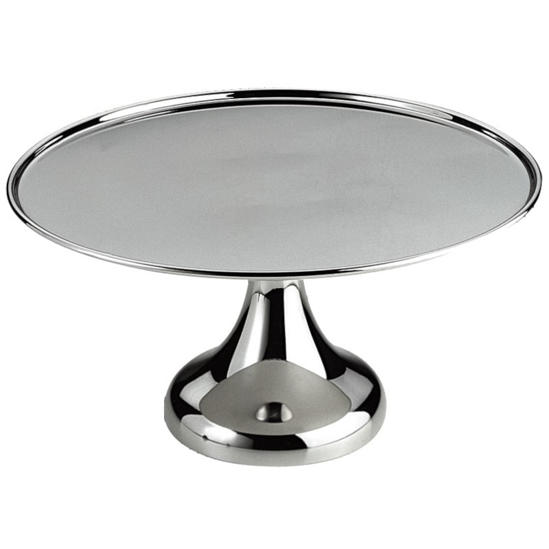 ILSA Tortenständer aus Edelstahl 18/10, Ø cm 30 h cm 14,5