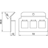 thumbnail of OBO Bettermann Trägerplatte MTM 3F 7407833