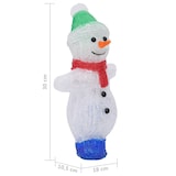 thumbnail of vidaXL Kerstfiguur sneeuwman LED binnen en buiten 30 cm acryl