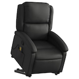 thumbnail of vidaXL Massagesessel mit Aufstehhilfe Schwarz Echtleder