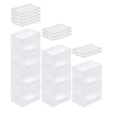 thumbnail of PROREGAL MegaDeal 10x Transparenter Eurobehälter BasicLine mit geschlossenem Griff und Klickdeckel | HxBxT 22x20x30cm | 9,4 Liter | Eurobox