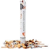 thumbnail of Confetti Kanon XL  40 cm - Oranje/zilver confetti shooter - party popper - 3 Stuks
