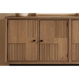 thumbnail of SIT Möbel Sideboard mit 3 Türen | Mango natur, Metallgestell schwarz | B 130 x T 40 x H 80 cm | 20003-01