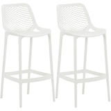 thumbnail of Lot de 2 tabourets de bar extérieurs Air Blanc