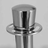 thumbnail of Poteaux de guidage chromés avec cordon