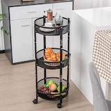 thumbnail of WellHome - Carrello da cucina pieghevole con ruote Ø37x88cm