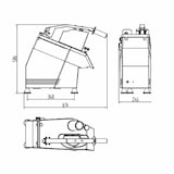 thumbnail of EASYLINE Gemüseschneider inkl. 5 Scheiben