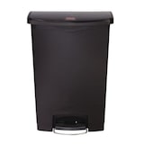 thumbnail of Rubbermaid Slim Jim Step On container Front Step kunststof 90 ltr - zwart