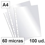 thumbnail of Fundas Multitaladro Plus Office A4-Cristal 60 Micras