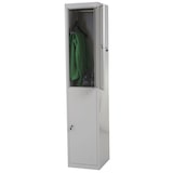 thumbnail of Locker HWC-G88, locker safe locker, metaal 185x38x45cm grijs