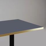 thumbnail of Restootab - Tischplatte 70x70 blu fes fenix kanten messingfarben