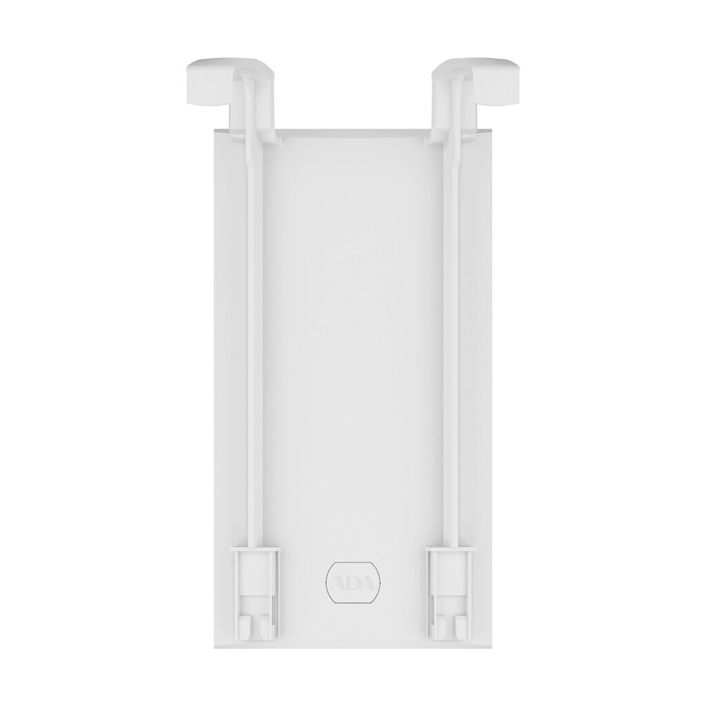 Neutral Doppelhalterung weiß Smart Care - z. Kleben & Schrauben X 10