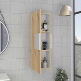 thumbnail of Kit de primeiros socorros Vanguard em melamina, com três prateleiras interiores e uma porta.