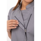 thumbnail of Chef Works® Damenkochjacke HARTFORD, Reissverschluss, Cool Vent™ & lite, Grau, Größe 3XL