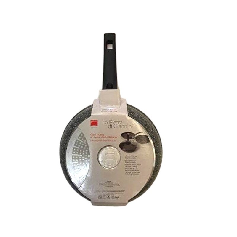 ILLA Ideal Padella Terra 24 Cm - Antiaderente All'olio D'oliva, Adatta A Induzione, Made In Italy