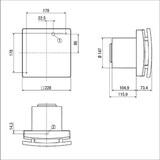 thumbnail of ECA 150 ipro KVZC Kleinraumventilator 0084.0092 - Maico Ventilatoren - LB10287.19