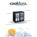 thumbnail of Cooldura Barkoeling 2-deurs - 198 liter - Klapdeur